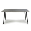 Monaco 1.6m Grey Ceramic Dining Table