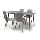 Monaco 1.6m Grey Ceramic Dining Table