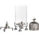 Antique Silver Heart Spinner Lantern
