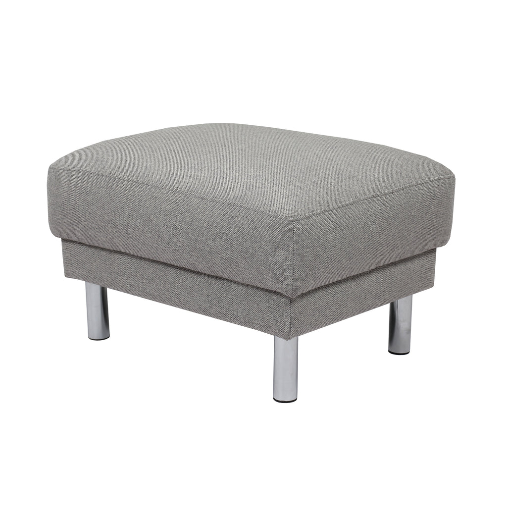 Manhattan Footstool Light Grey Castles Furniture