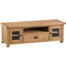 Country Oak Large TV Unit