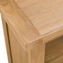 Country Oak Narrow Bookcase