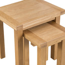 Country Oak Nest of 2 Tables