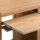 Country Oak Single Computer Desk