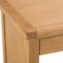 Country Oak Single Computer Desk