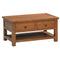 Oxford Rustic Coffee Table with 2 Drawers