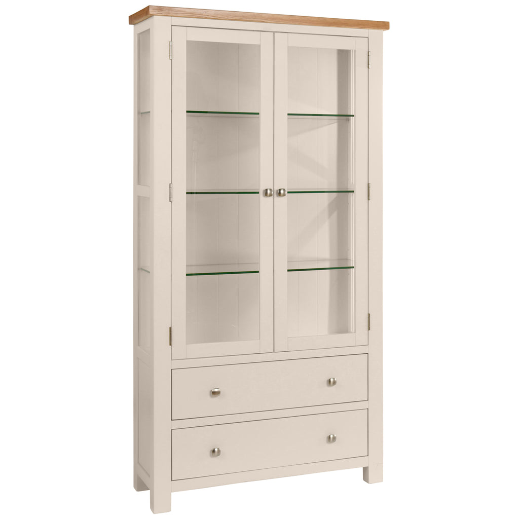 Beige 2025 display cabinet
