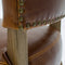 Tan Brown Leather Arm Chair