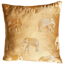 Elephant Safari Velvet Cushion