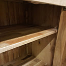 French Oak 4 Door Sideboard