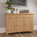 Chichester Oak 3 Door Sideboard