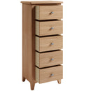Chichester Oak 5 Drawer Chest