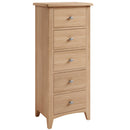 Chichester Oak 5 Drawer Chest