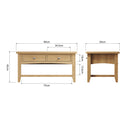 Chichester Oak Large Coffee Table