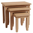 Chichester Oak Nest of 3 Tables