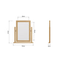 Chichester Oak Dressing Table Mirror