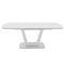 Vienna White Gloss Small Extending Dining Table