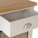 Canterbury Grey 1 Drawer 3 Basket Unit