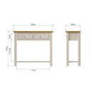 Canterbury Grey Console Table