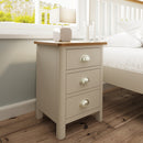 Canterbury Grey 3 Drawer Bedside