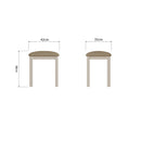 Canterbury Grey Stool