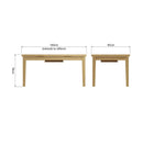Canterbury Oak 1.6m Extending Table
