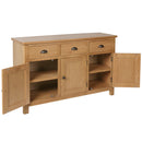 Canterbury Oak 3 Door Sideboard