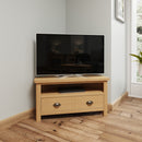 Canterbury Oak Corner TV Unit