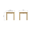 Canterbury Oak Flip Top Table