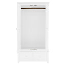 Richmond White All Hanging Wardrobe - 2 Door 2 Drawer