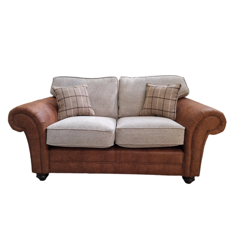 Tarquin 2 Seater Sofa Oatmeal Scatter Back