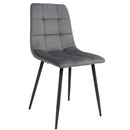 Madrid 1.6m Grey Ceramic Dining Table & 4 Chairs Set