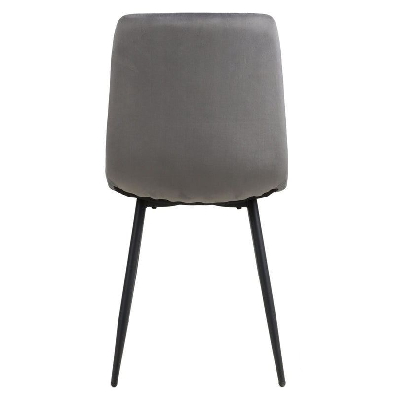 Madrid Grey Dining Chair - Square Patterned