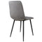 Madrid Grey Dining Chair - Striped Pattern