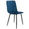 Madrid Blue Dining Chair - Striped Pattern