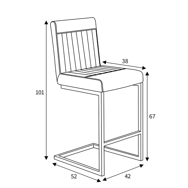 Joshua Cantilever Bar Stool