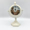 White Moving Cog Table Clock