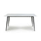 Madrid 1.6m White Ceramic Dining Table & 4 Chairs Set