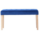 Oxford Padded 90cm Bench - Ocean