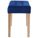 Oxford Padded 90cm Bench - Ocean