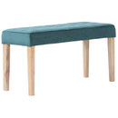 Oxford Padded 90cm Bench - Forest