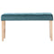 Oxford Padded 90cm Bench - Forest