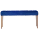 Oxford Padded 104cm Bench - Ocean