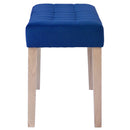 Oxford Padded 104cm Bench - Ocean