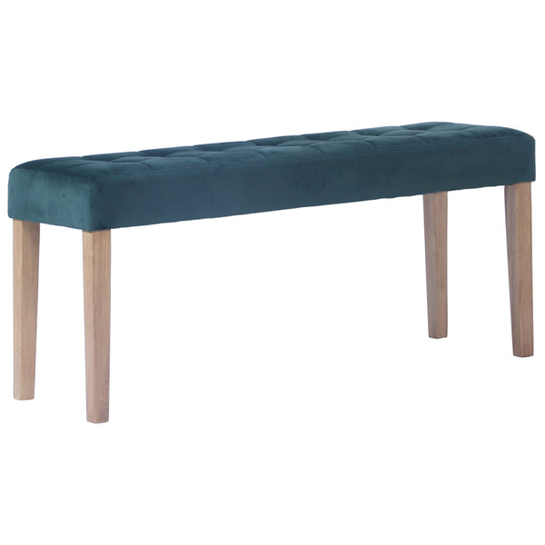 Oxford Padded 104cm Bench - Forest
