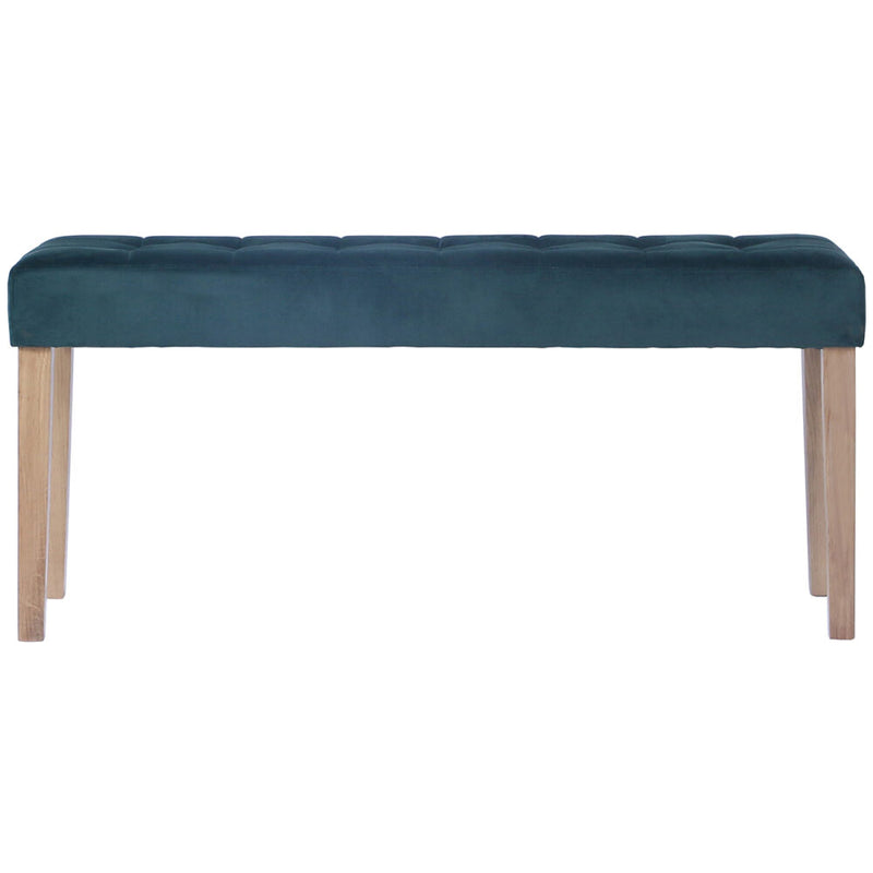 Oxford Padded 104cm Bench - Forest
