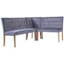 Oxford Padded Corner Bench Set