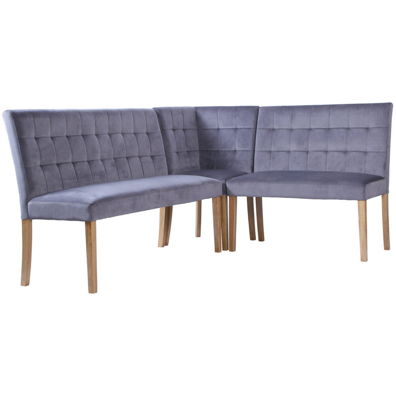 Oxford Padded Corner Bench Set