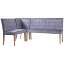 Oxford Padded Corner Bench Set