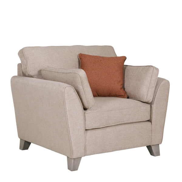 Cantrell 1 Seat Sofa - Biscuit